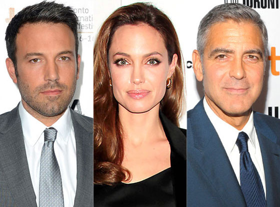 George Clooney, Angelina Jolie, Ben Affleck George Clooney, Angelina Jolie, Ben Affleck